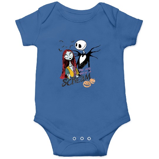 Disneyss The Nightmare Before Christmas Jack Sally Scream Onesies