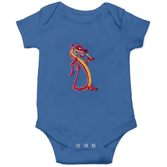 Disney Mulan Mushu Neon Accent Portrait Onesies