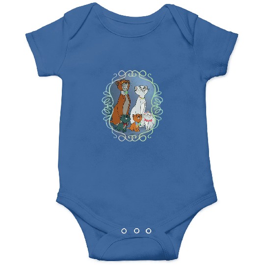 Womens Disneys Aristocats Scroll VNeck Onesies