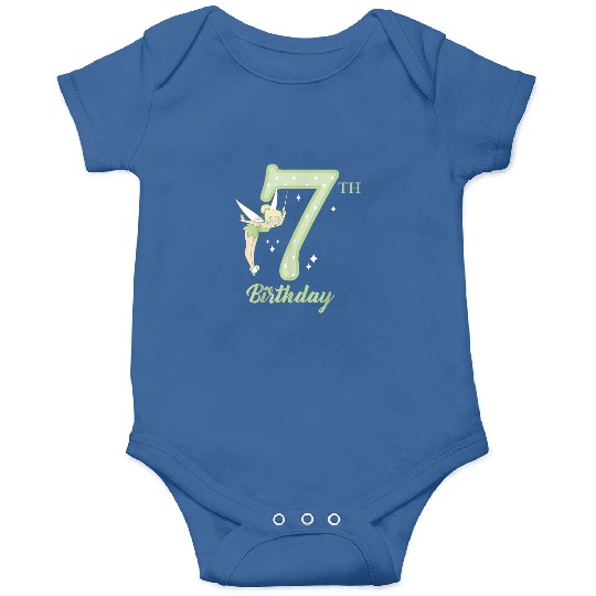 Disney Peter Pan 7th Birthday Tinkerbell Portrai Onesies