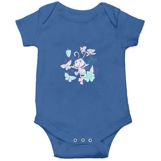 Disney Pixar A Bug's Life Princess Dot Cute Pastel Art Line Onesies