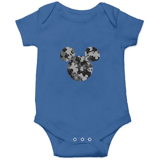 Disney Mickey Camo Gray Onesies