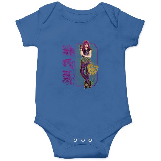Disney Descendants 2 Mal Paint Drip Poster Onesies