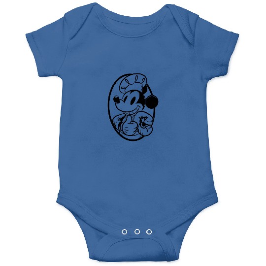 Disney Mickey Mouse Chef Mickey Outline Onesies