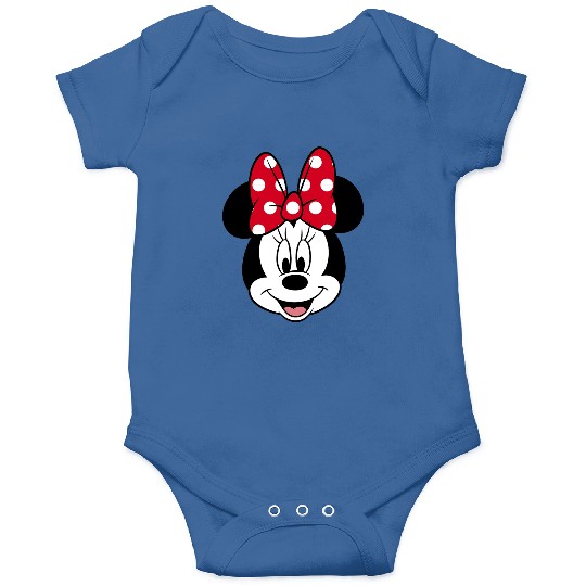 Disney Minnie Mouse Pretty Face Classic Logo Onesies