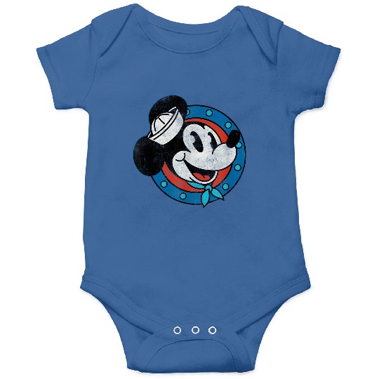 Disney Cruise Sailor Mickey Mouse Distressed Onesies