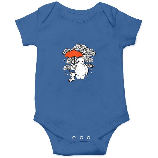 Disney Big Hero 6 Baymax Patterned Clouds Onesies