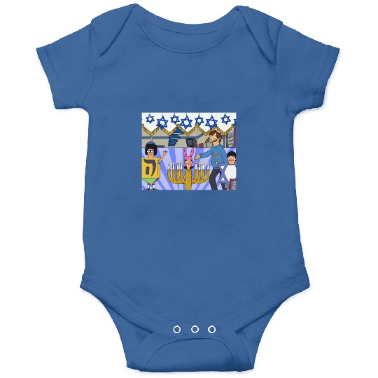 Bob's Burgers Says Happy Hanukkah Onesies