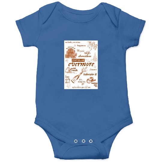 Evermore Tayl0r Swift print Onesies