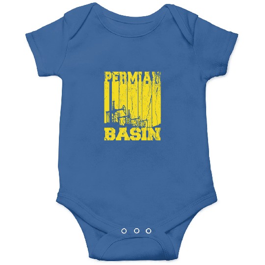 Permian Basin Oilfield Rigger Driller Distressed Onesies