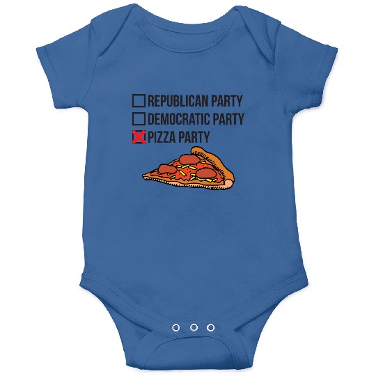 Republican Party vs Democratic Party vs Pizza Part Onesies