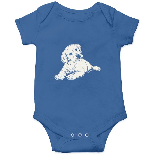 A Puppy Labrador Retriever Design For Dog Lovers Onesies