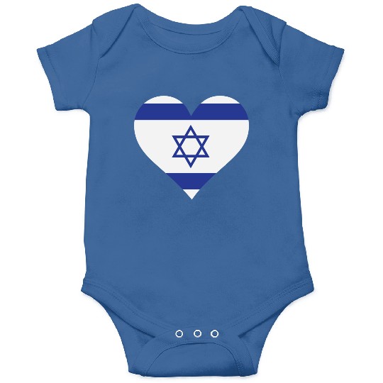 A Heart For Israel Onesies