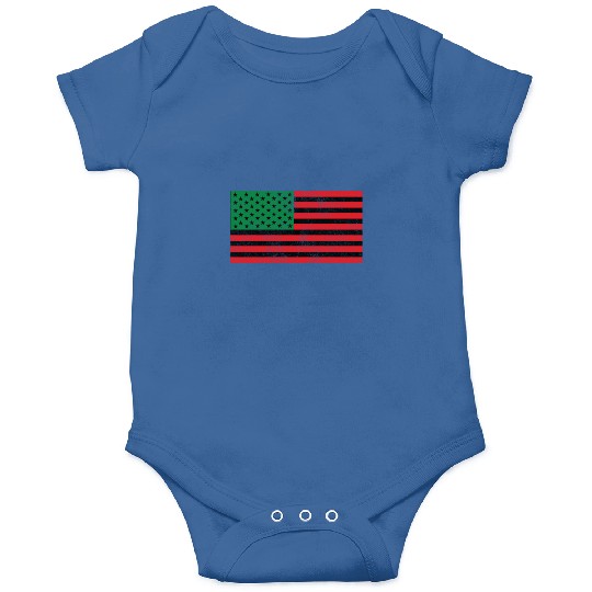 African American Flag Onesies