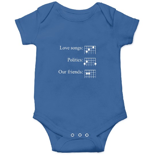 Love Songs Politics Our Friends Em inspired by Fra Onesies