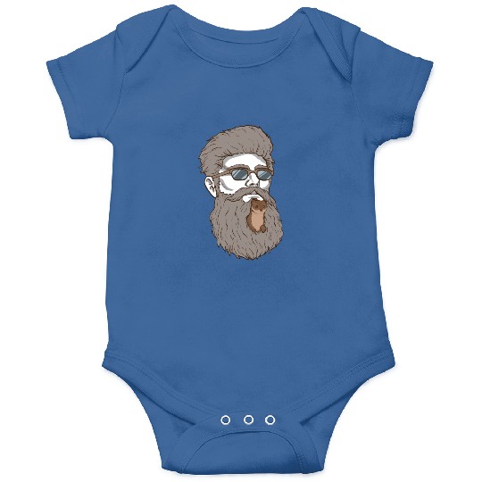 Beard Weasel Funny Beard Design Onesies