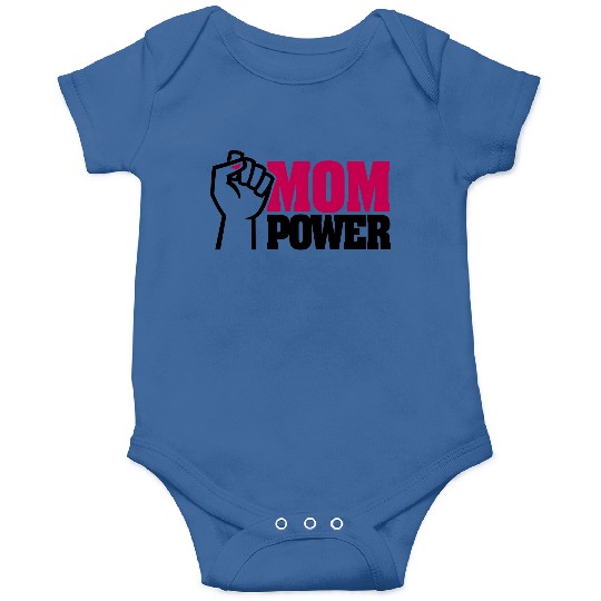 Mom power - superhero mother - I love mom - mommy Onesies