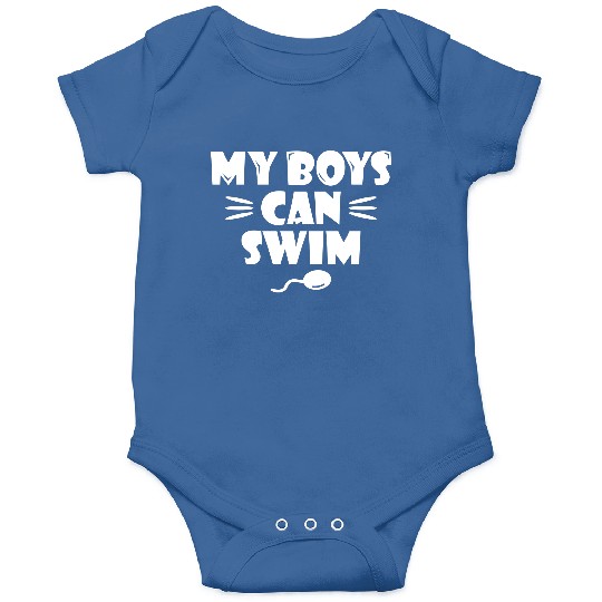 My Boys Can Swim Onesies