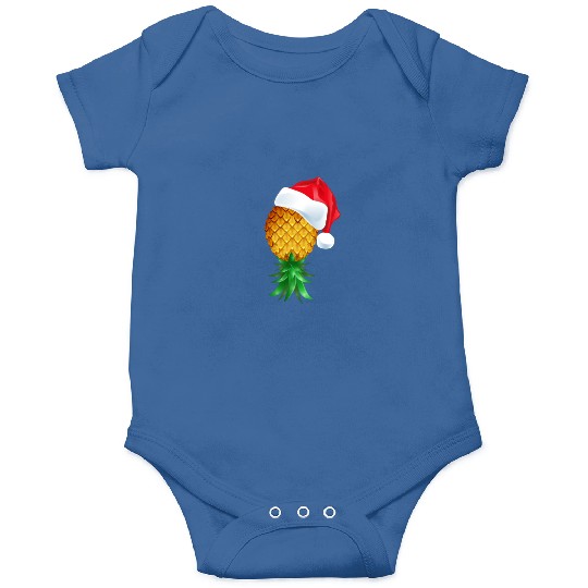 Santa Hat Swinger Upside Down Pineapple Onesies