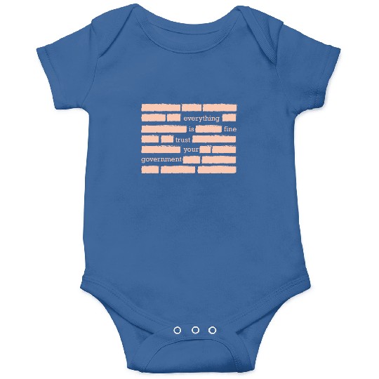 conspiracy theory trust your government funny gift Onesies