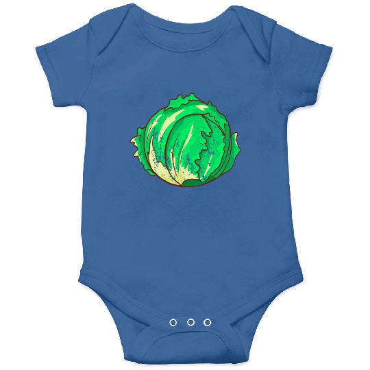 Retro Vintage Grunge Style Lettuce Onesies