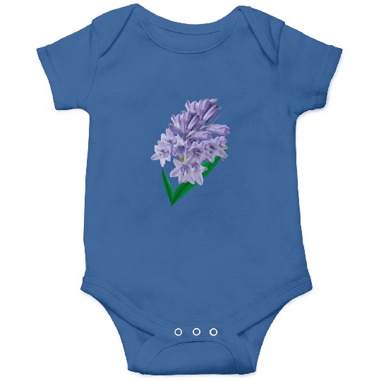Flower Spring Bluebell Violet - Gift Idea Onesies