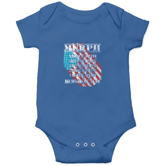 2019 Murph Challenge Memorial Day WOD Workout Gym Onesies