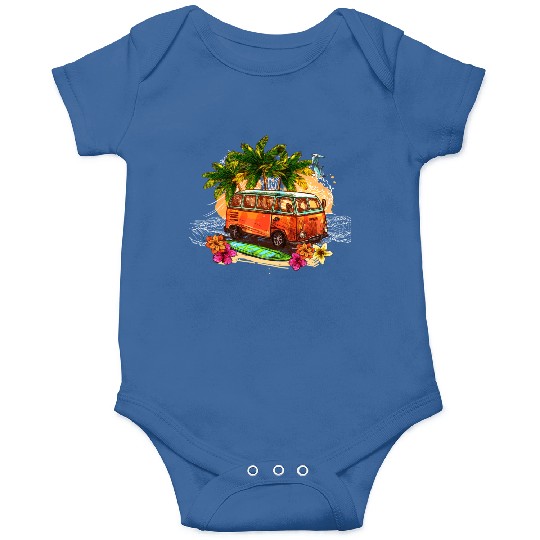 beach car Onesies