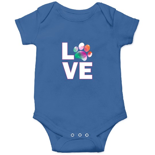 dog love paw - dog lovers Onesies