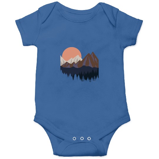 Mountains Onesies, Hiking, Camping Gift