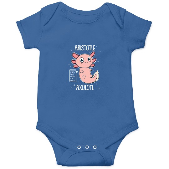 Philosophy Axolotl With Aristotle Quote Onesies