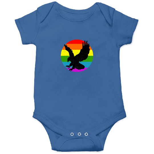 Rainbow Hawk Onesies
