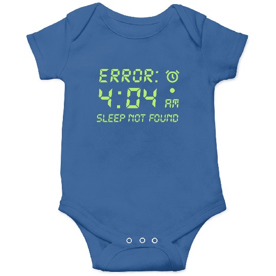 Error 404, sleep not found funny programmer gamer Onesies