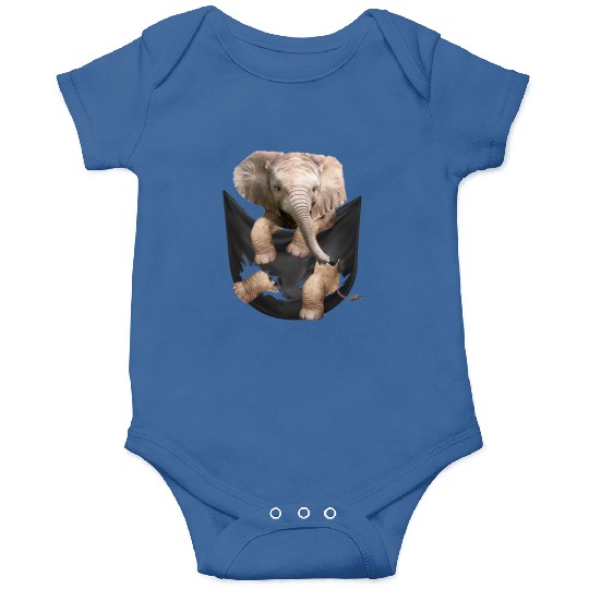 Elephant Pocket Onesies
