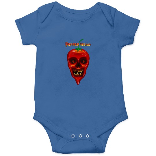 Pepper Head Skull Onesies