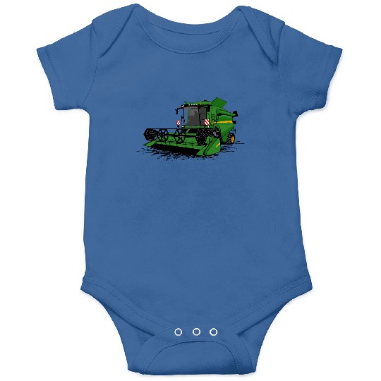 combine harvesters - farmer - agriculture - farm Onesies