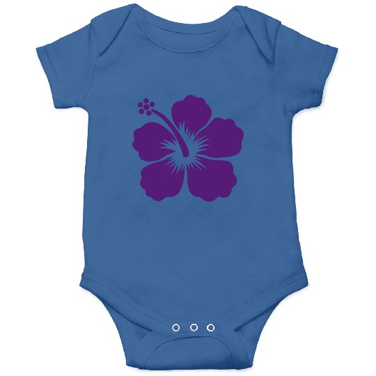 hibiscus - flower - hawaii Onesies