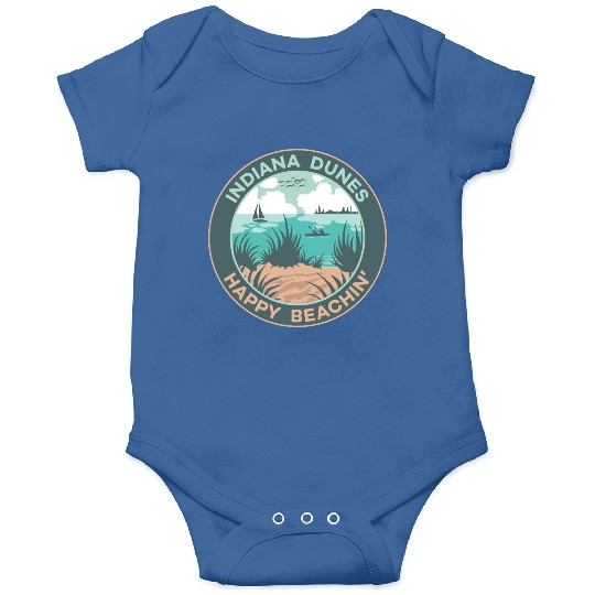 Happy Beaching Indiana Dunes Onesies