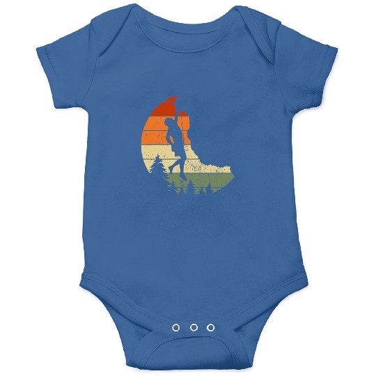 Retro Rock Climbing Vintage Climber Onesies