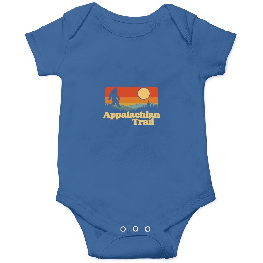 Appalachian Trail Bigfoot Outdoor Lover Vintage 80 Onesies