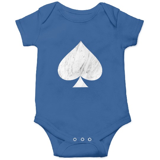 Marble Ace of Spades Onesies