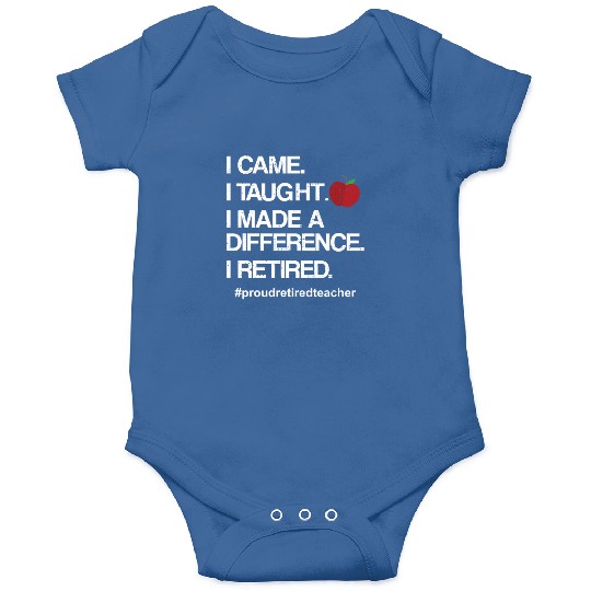 Funny Teacher Retirement Retired School Teacher Onesies