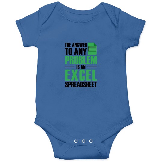 Answer To Any Problem Excel Spreadsheet Accountant Onesies