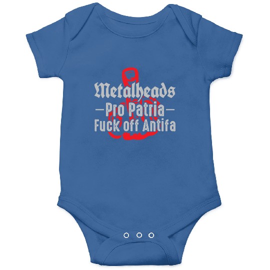 Metalheads Pro Patria - Fuck off Antifa Onesies