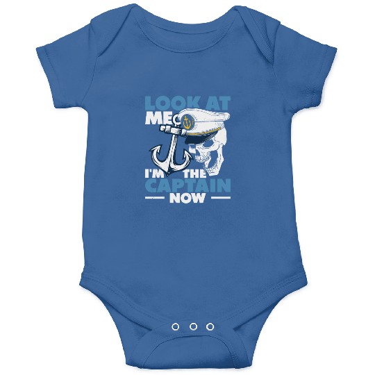 Captain Boat Lovers Fishermen Sailing Boating Onesies