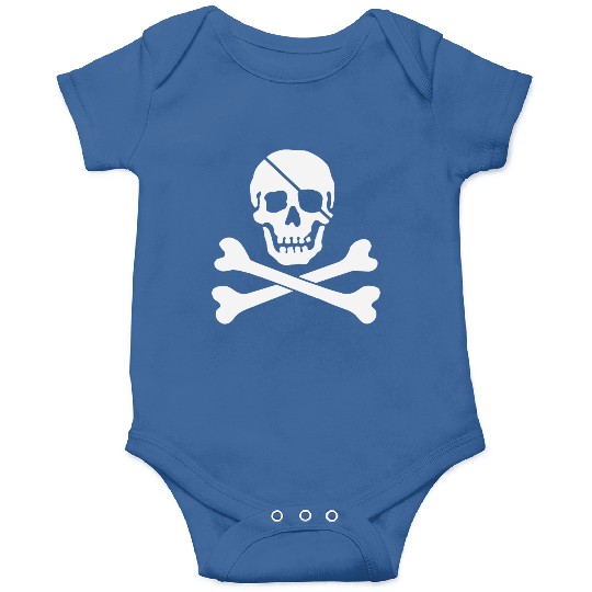 Jolly Roger Pirate Flag Skull and Crossbones Onesies