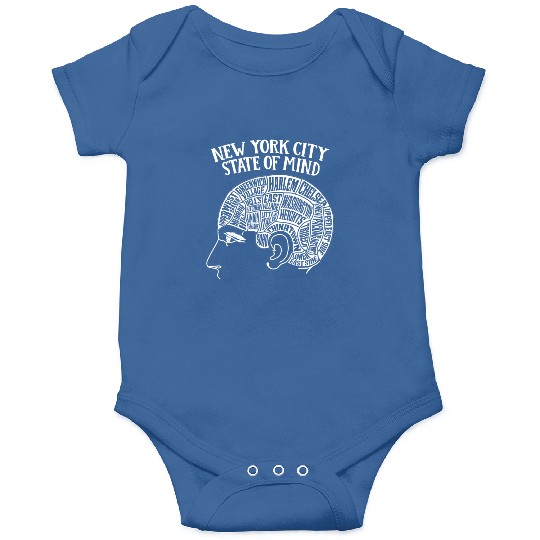 New York City Brain Head Design Onesies