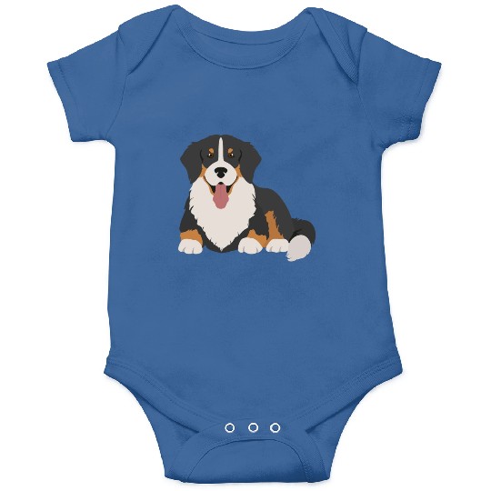 Bernese Mountain Dog Face Onesies