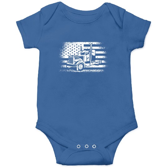 American Truck Driver Onesies
