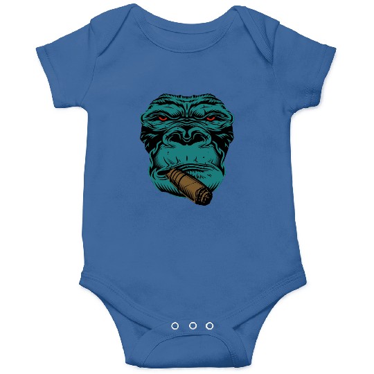 Smoking Gorilla Onesies
